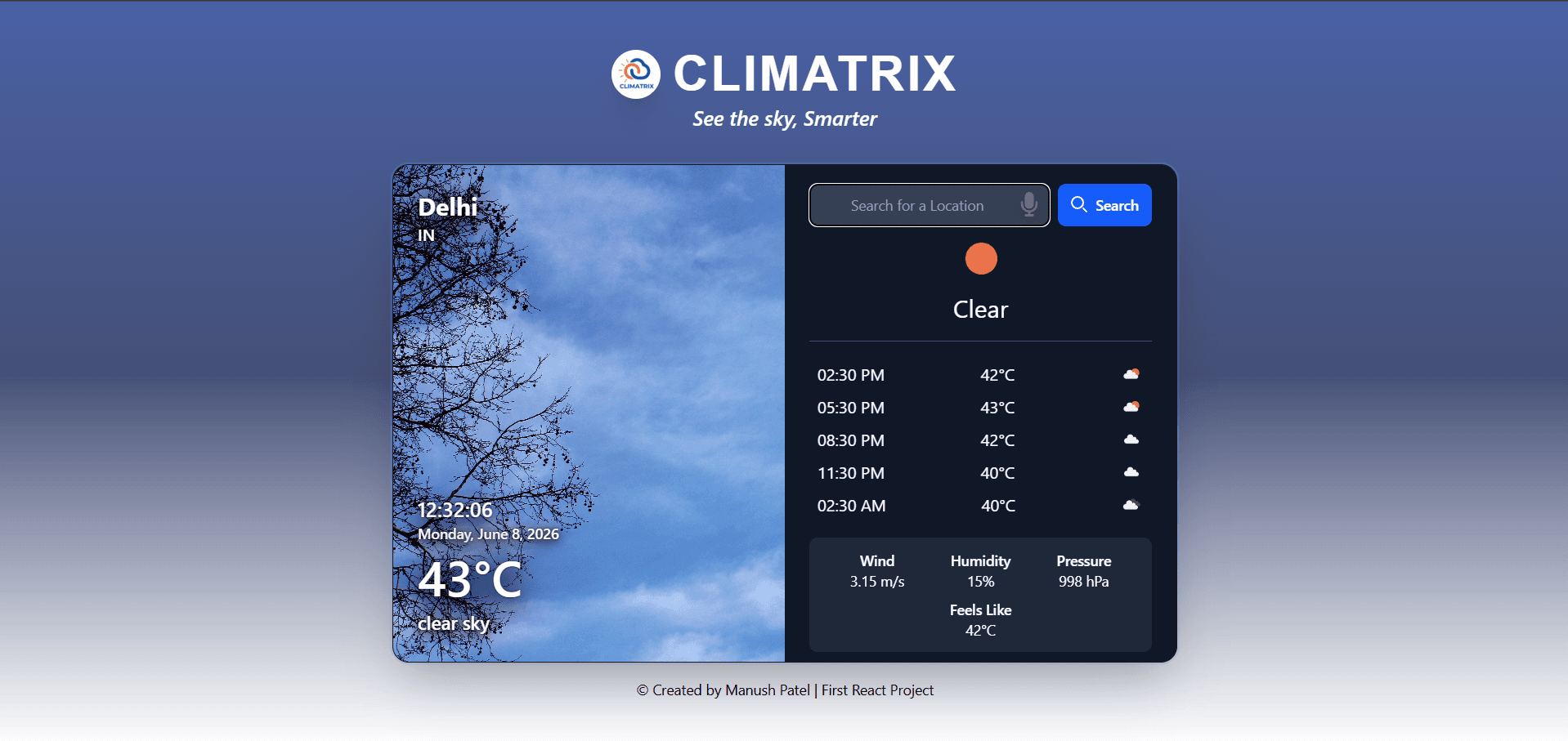 Climatrix screenshot 2