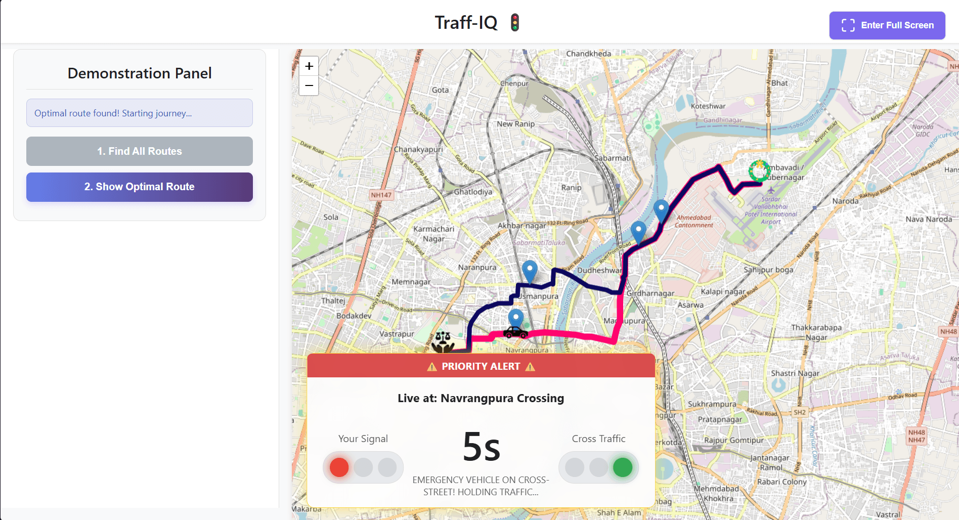 Traff-IQ screenshot 1